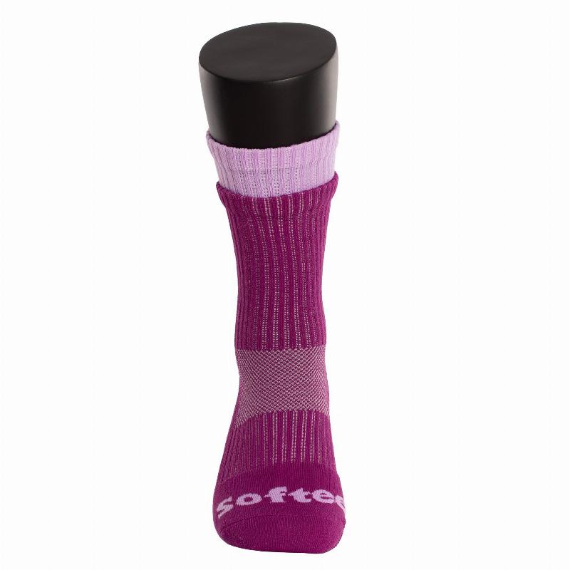 Calcetines Softee Doble Morado 1 Par