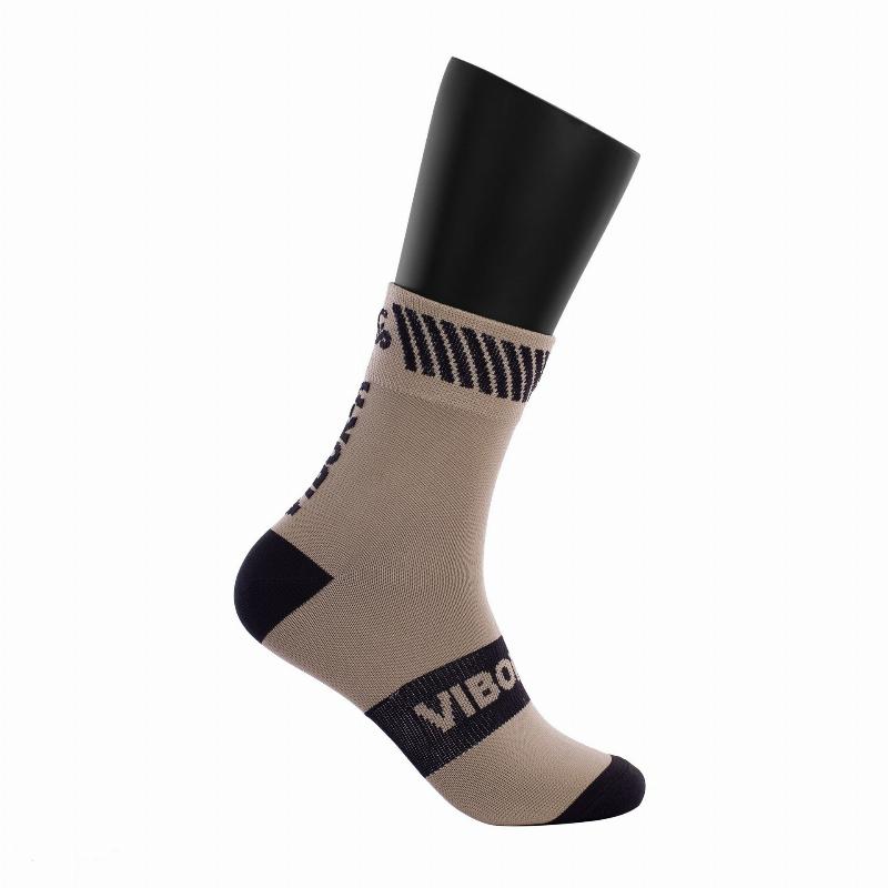 Calcetines Vibora Kait CaÃ±a Media Plata Negro 1 Par