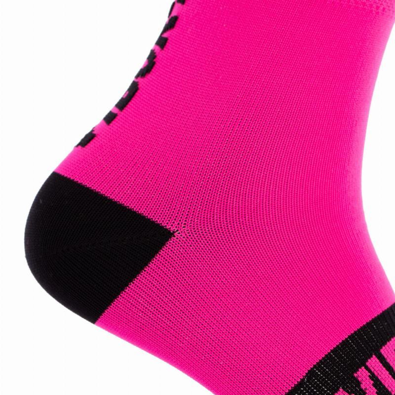 Calcetines Vibora Kait CaÃ±a Media Rosa Negro 1 Par