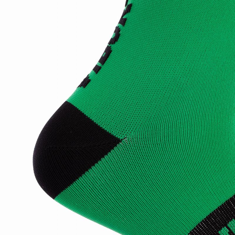 Calcetines Vibora Kait CaÃ±a Media Verde Negro 1 Par
