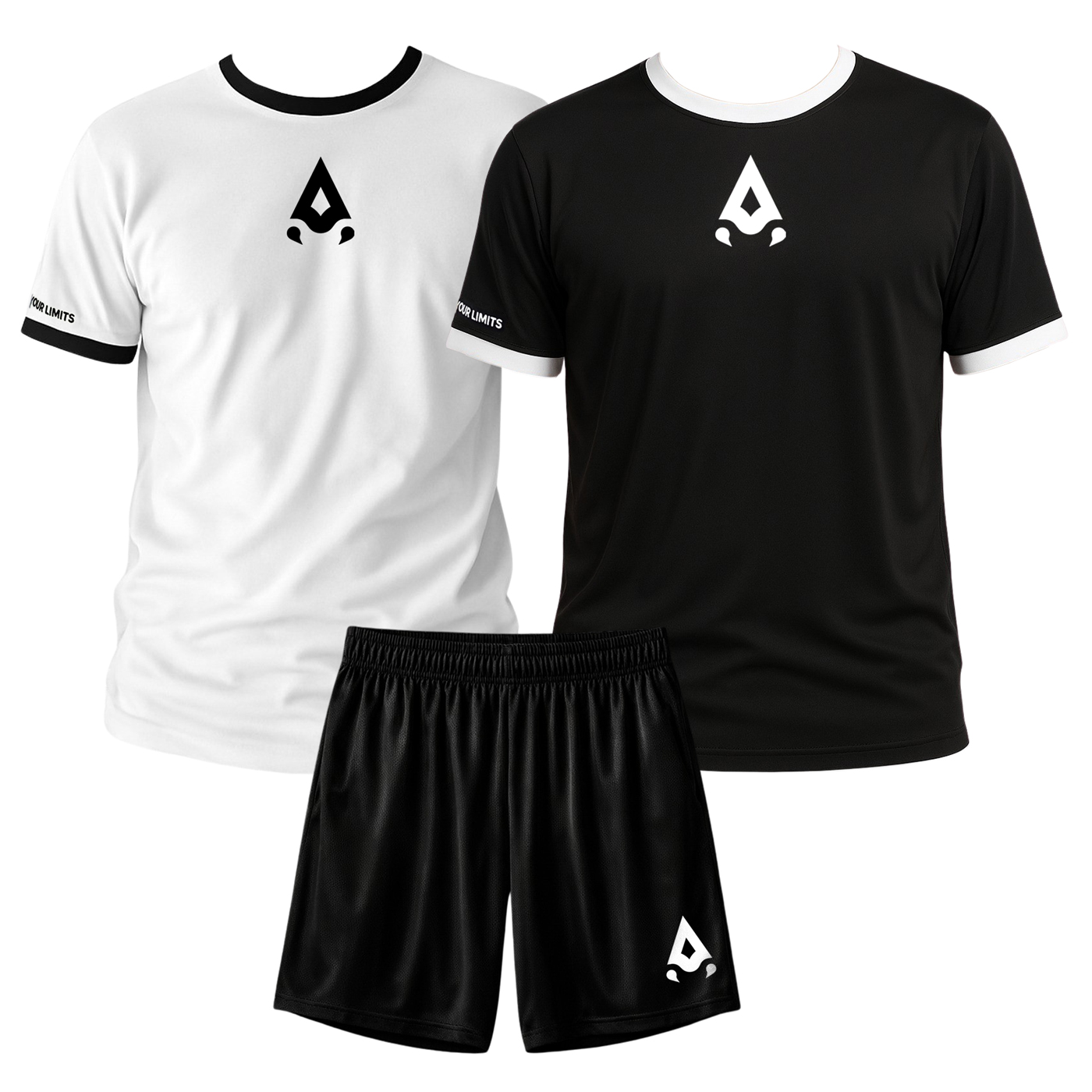 Conjunto Alacran Wild Negro Blanco X3