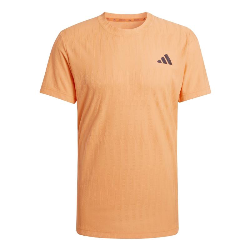 Camiseta Adidas Freelift Naranja Negro