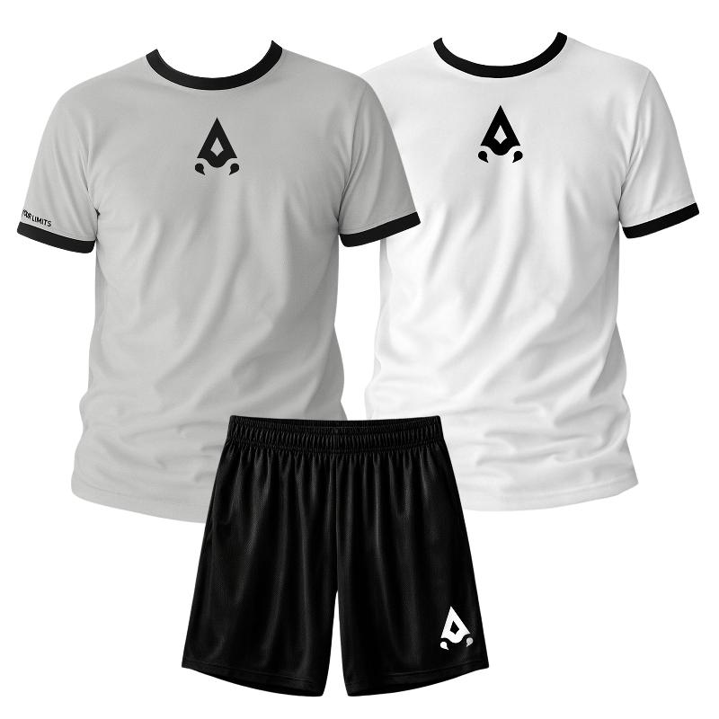 Conjunto Alacran Wild Blanco Gris X3