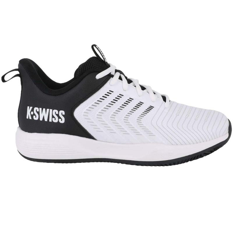 Zapatillas Kswiss Ultrashot Light Clay Blanco Negro