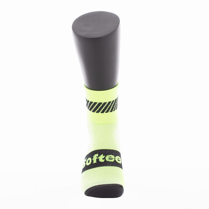 Calcetines Softee Walk Media CaÃ±a Amarillo Fluor 1 Par