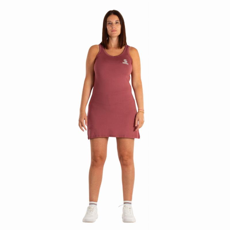 Vestido Softee Atenea Burdeos