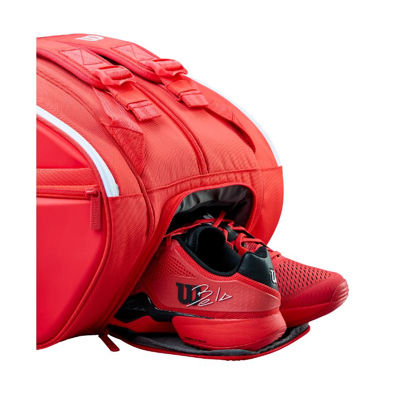Paletero Wilson Super Tour Rojo Blanco