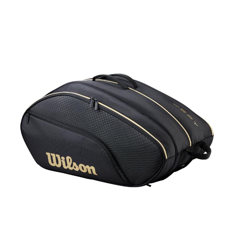 Paletero Wilson Defy V1 Negro Dorado