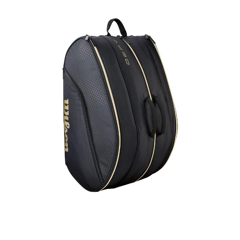 Paletero Wilson Defy V1 Negro Dorado