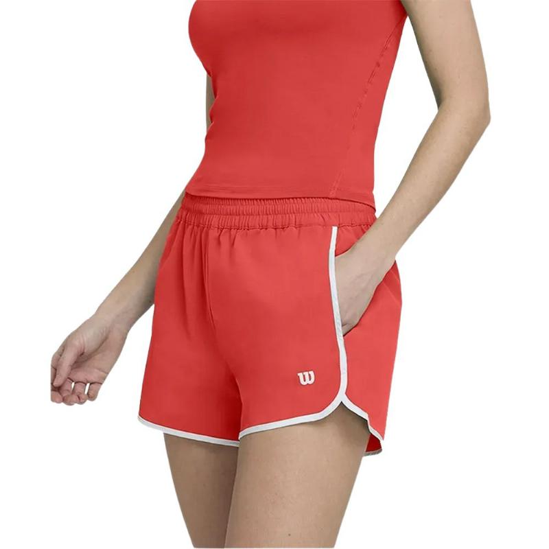 Short Wilson Team Rojo Mujer