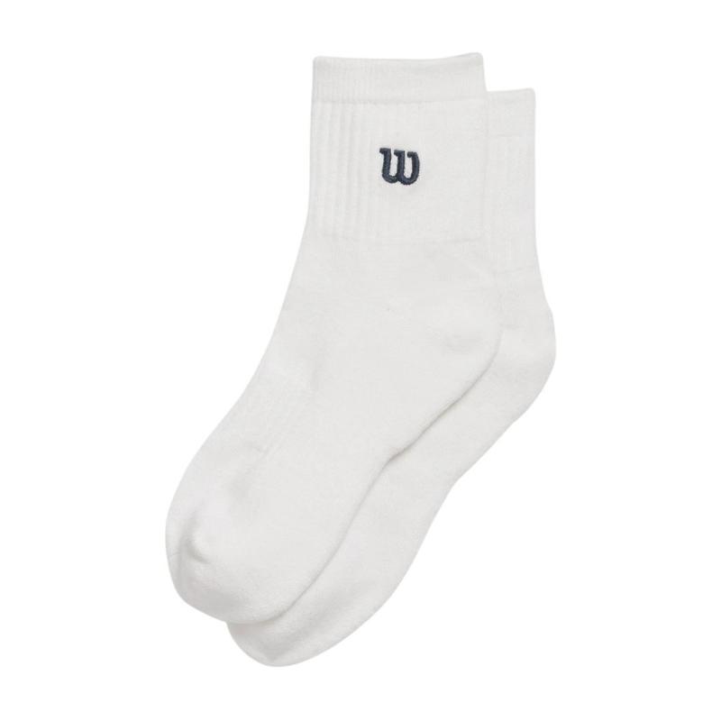 Calcetines Wilson Quarter Length Blanco Azul Marino 1 Par