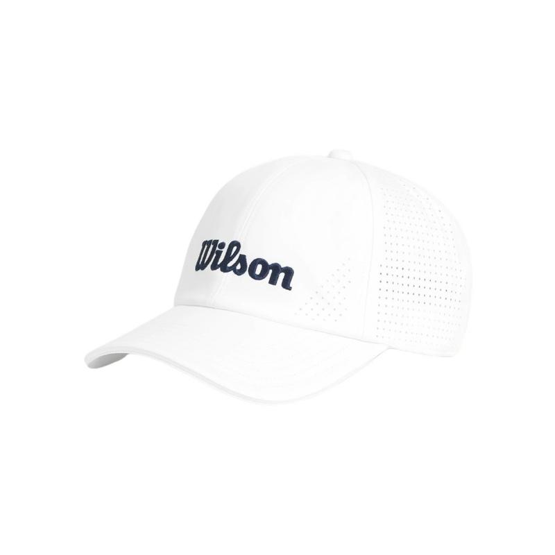 Gorra Wilson Active Perforated Blanco Azul Marino