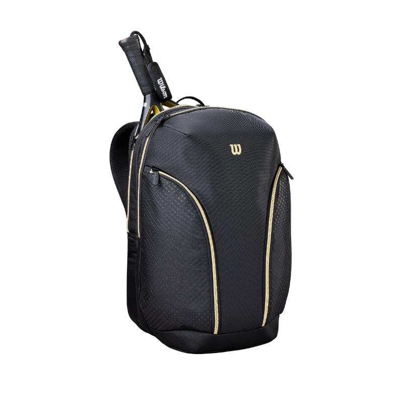 Mochila Wilson Defy V1 Negro Dorado