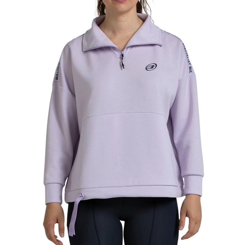 Sudadera Bullpadel Alasia Lila Pastel Junior