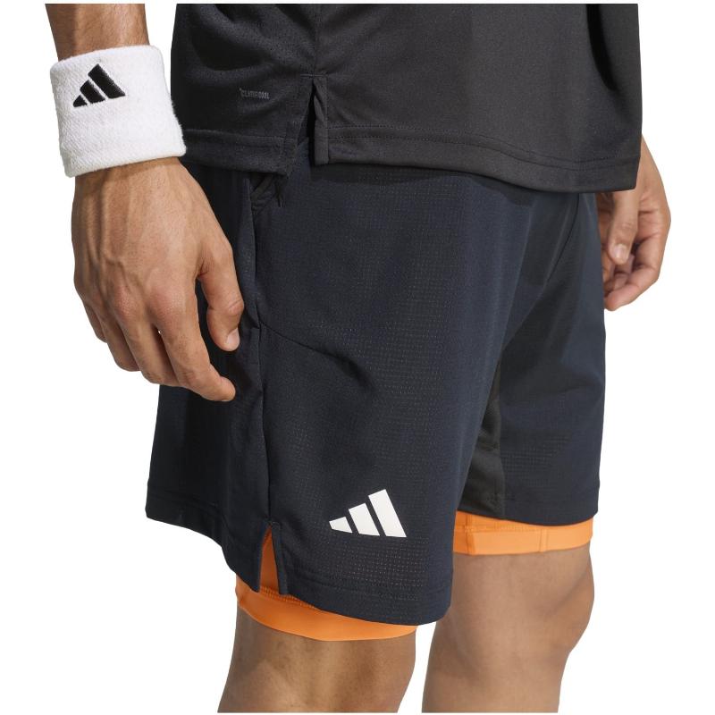 Short Adidas Set Negro Naranja