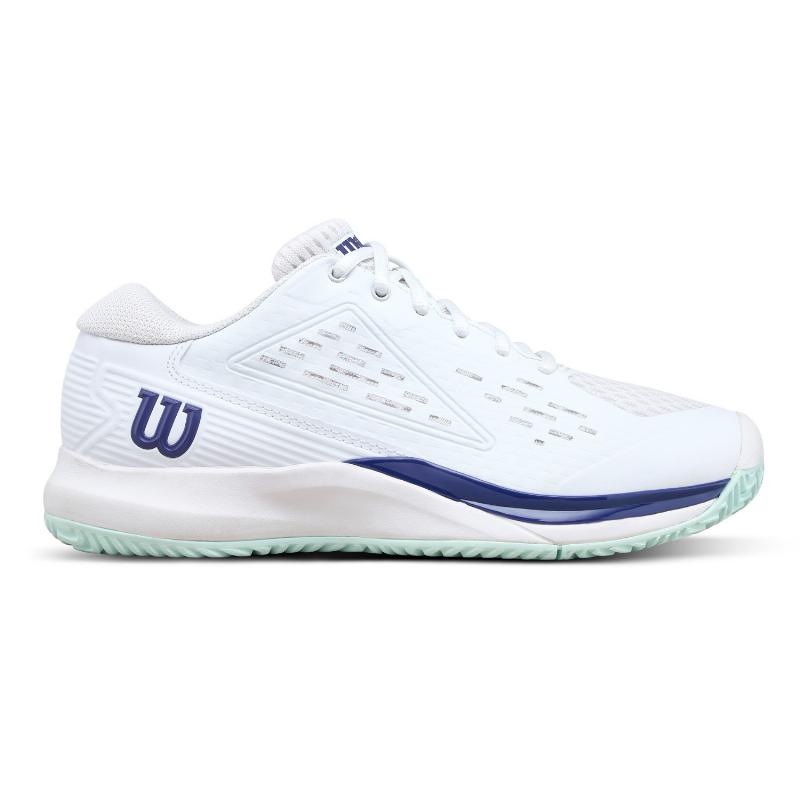 Zapatillas Wilson Rush Pro Ace Blanco Aguamarina Junior