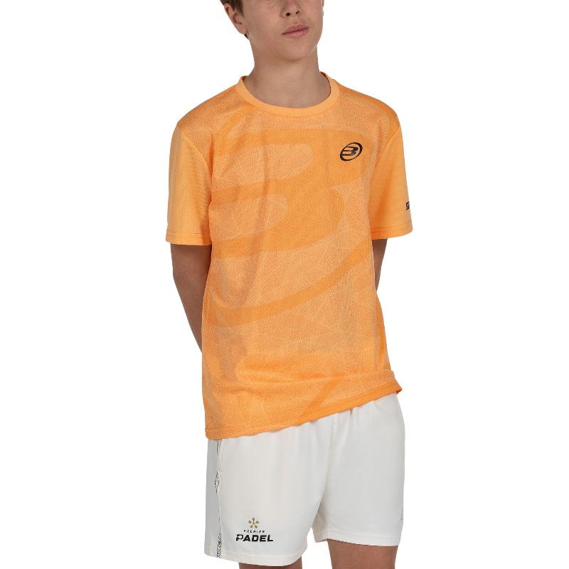 Camiseta Bullpadel Castil Mandarina Junior