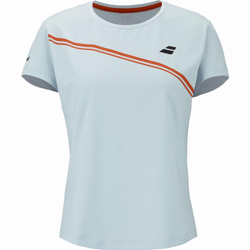 Camiseta Babolat Play Capsleeve Azul Claro Junior