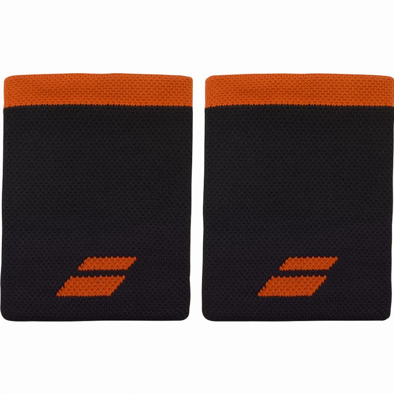 MuÃ±equeras Babolat Logo Jumbo Negro Rojo 2 Unidades