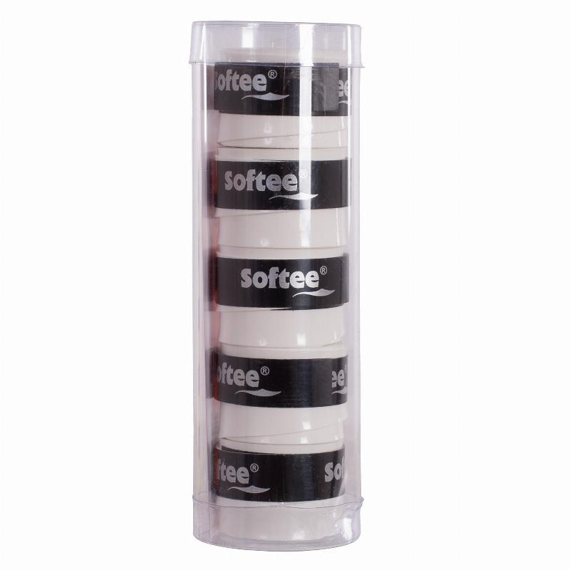 Overgrips Softee Tech Lisos Blanco 5 Unidades