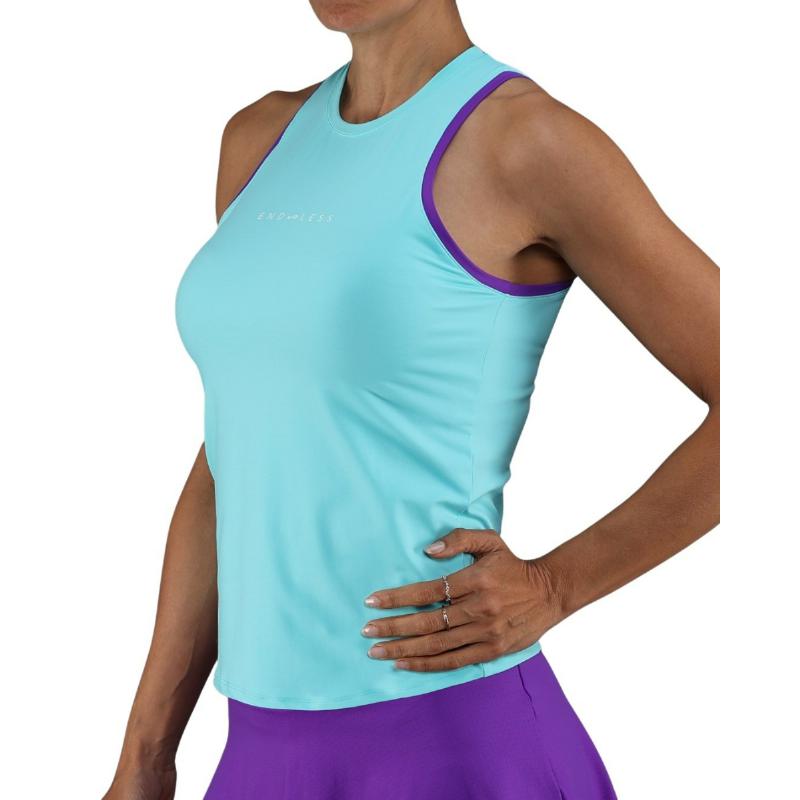 Camiseta Endless Essential Aqua Violeta