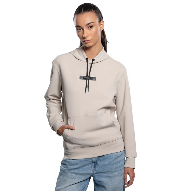 Sudadera Nox Street Crema Mujer