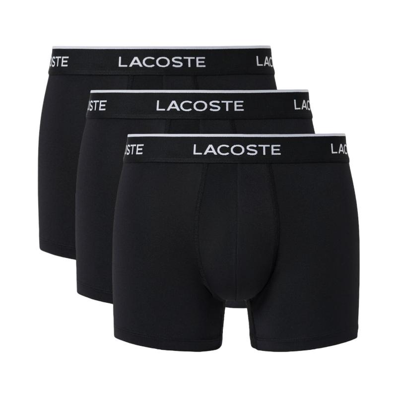 Boxers Lacoste Microfibra Negro 3 Unidades