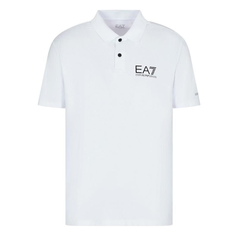Polo Armani EA7 Ventus 7 Blanco