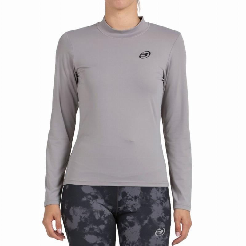 Camiseta Manga Larga Bullpadel Beldo Humo Mujer