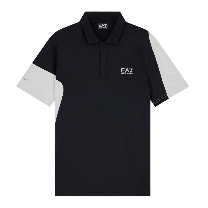 Polo Armani EA7 Ventus 7 Regular Negro