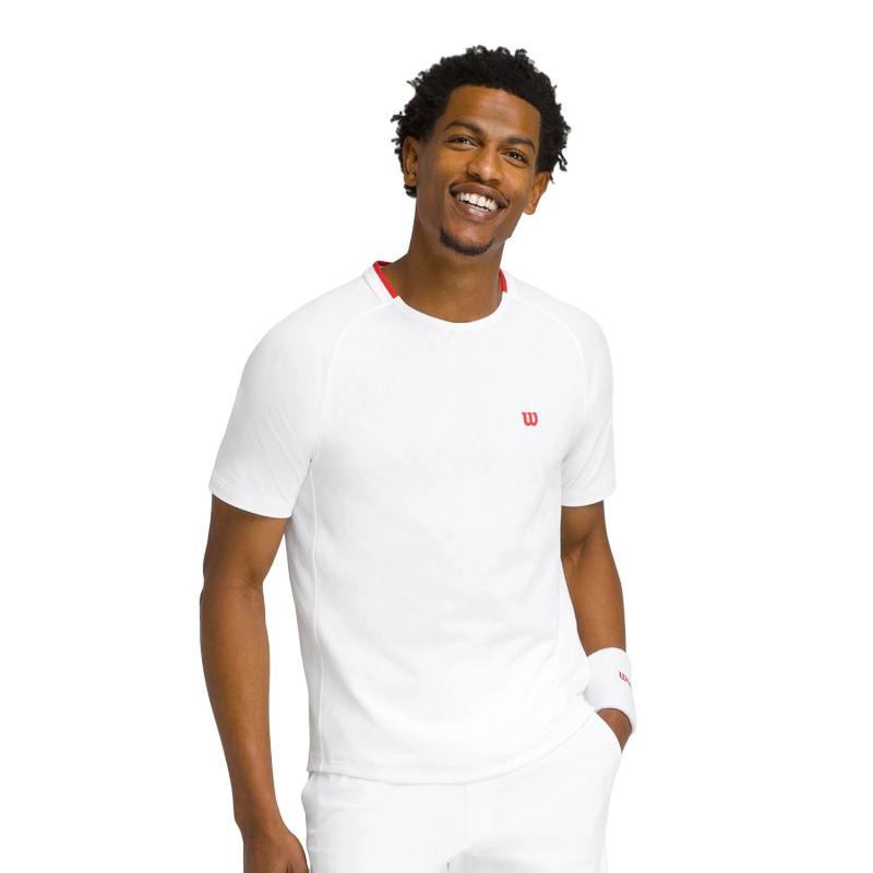 Camiseta Wilson Serve Out Blanco