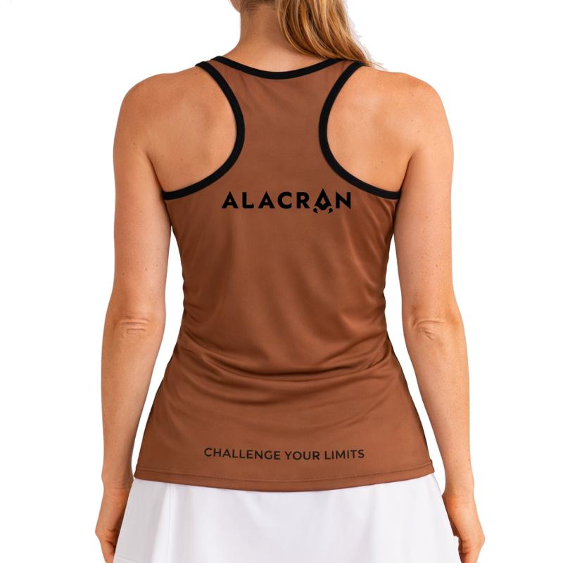 Camiseta Alacran Wild Marron Mujer