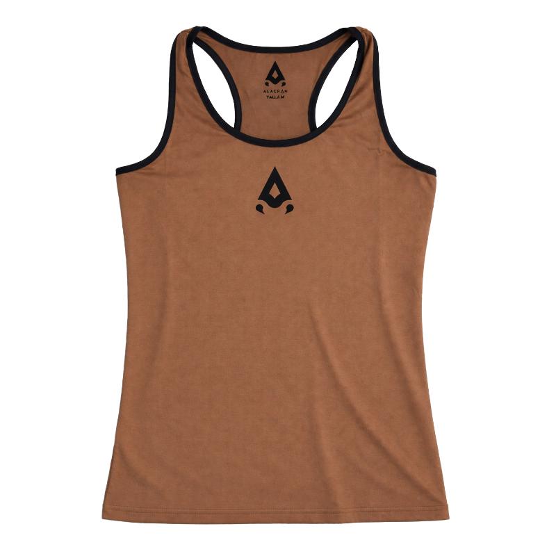 Camiseta Alacran Wild Marron Mujer