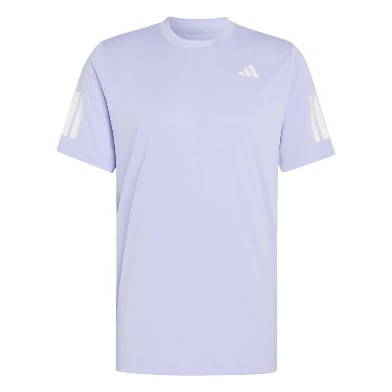 Camiseta Adidas Club 3 Stripes Violeta
