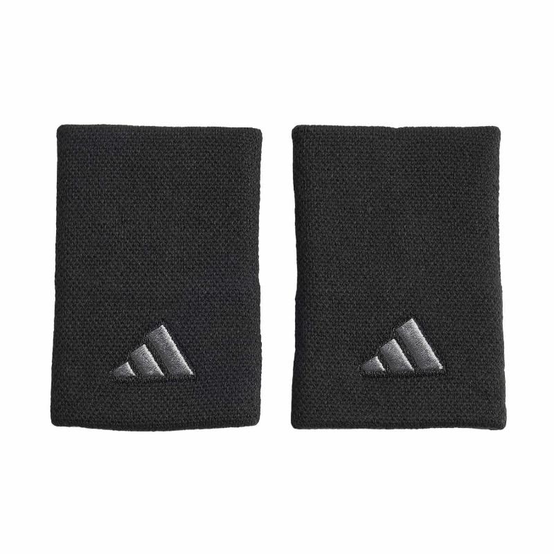 MuÃ±equeras Adidas Largas Negro Plata 2 Unidades