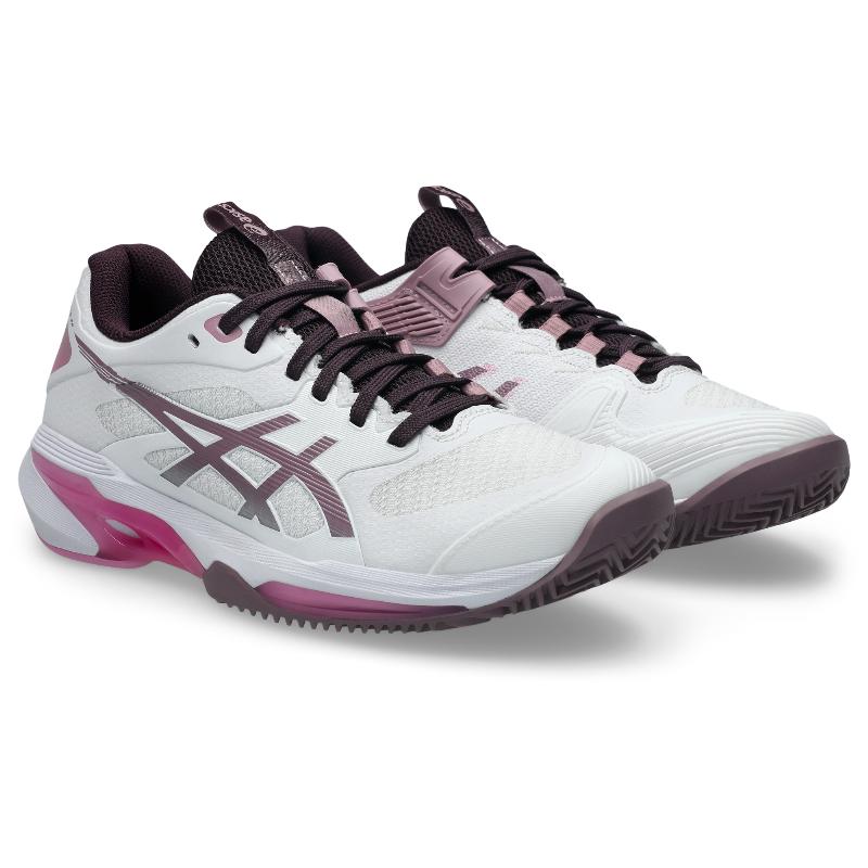 Zapatillas Asics Solution Speed FF 4 Clay Blanco Malva Mujer