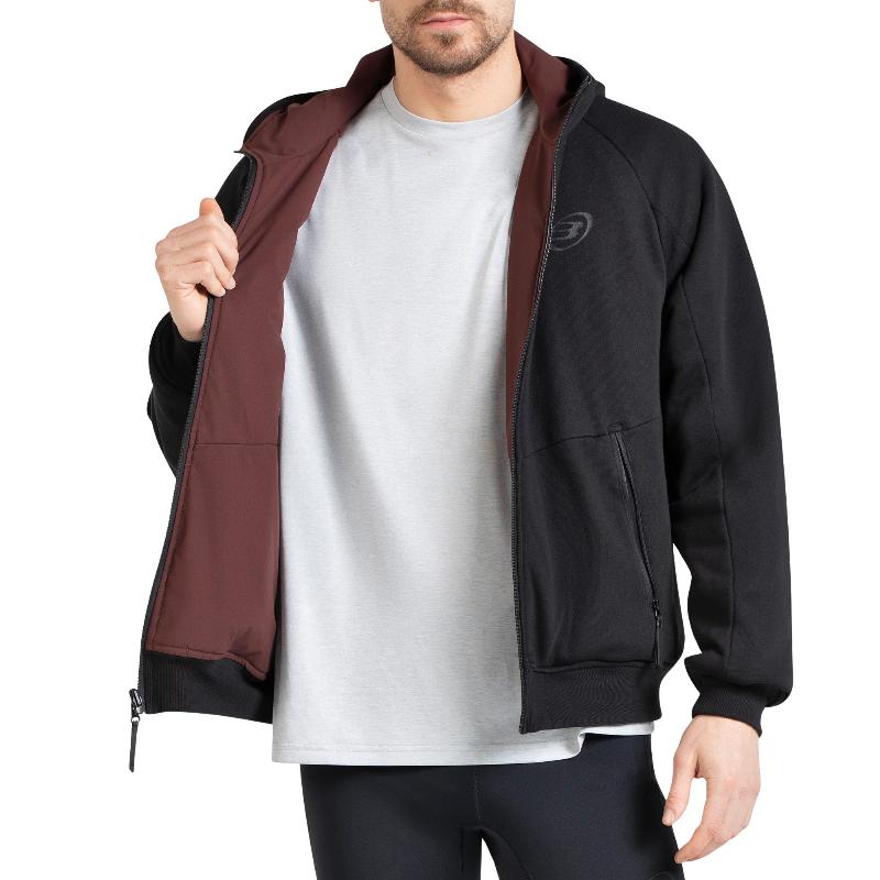 Sudadera Bullpadel Ember Coke Negro