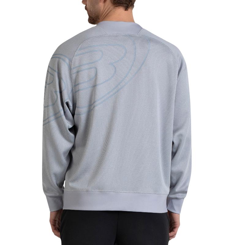 Sudadera Bullpadel Esna Gris Azulado Vigore