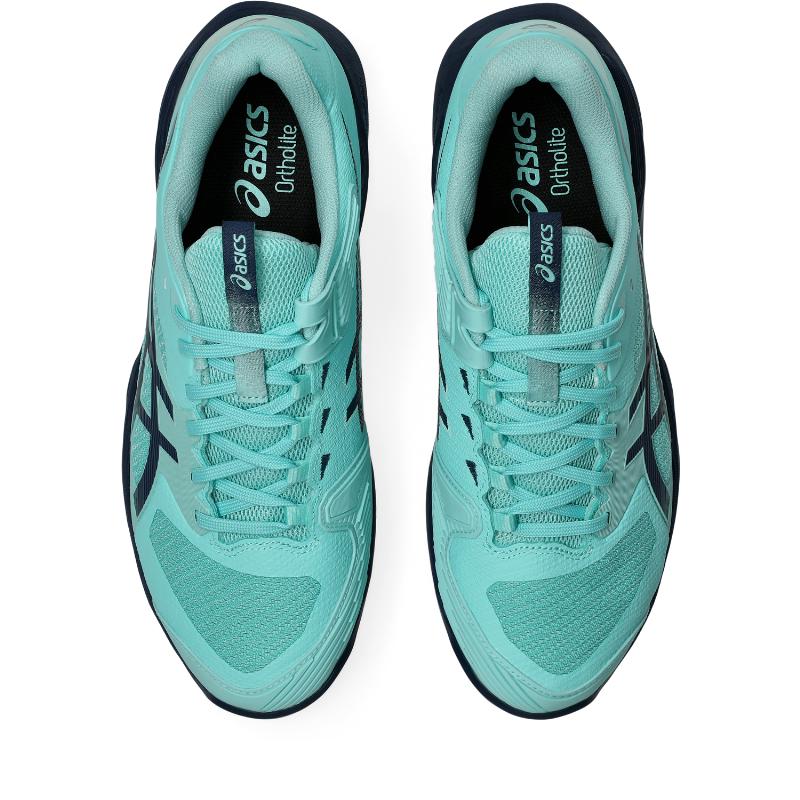 Zapatillas Asics Solution Speed FF 4 Clay Menta Azul Oscuro