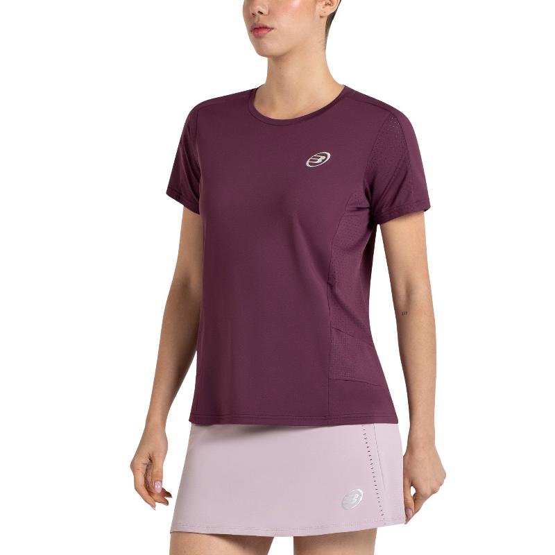 Camiseta Bullpadel Omur Ciruela