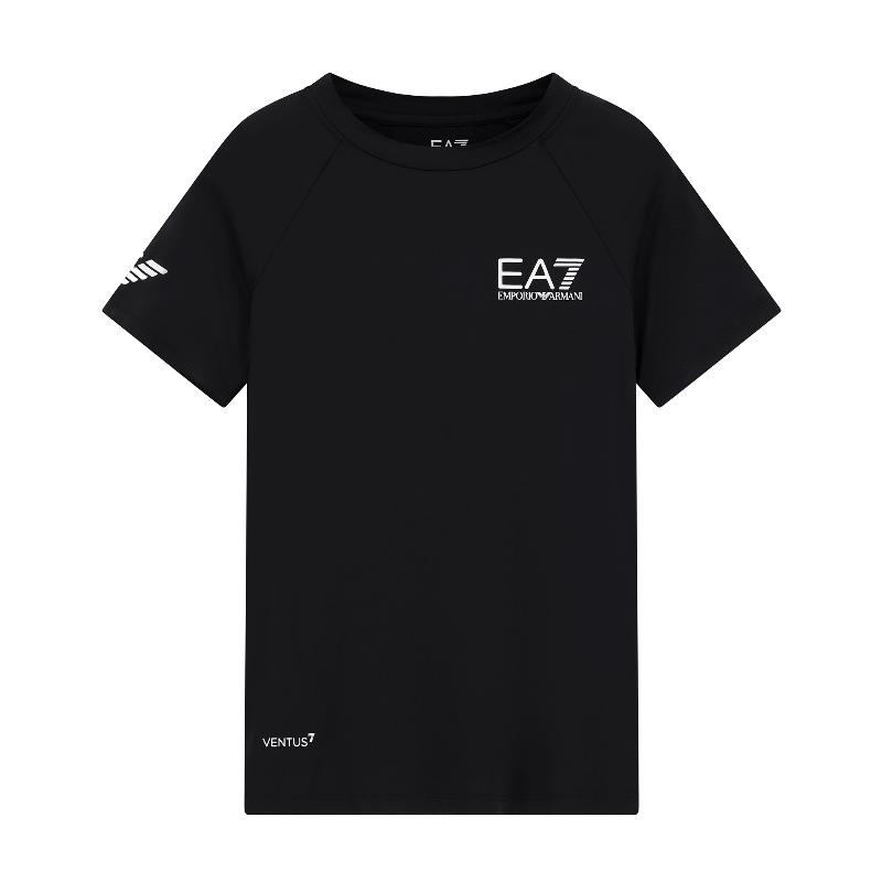 Camiseta Armani EA7 Ventus 7 Negro Mujer