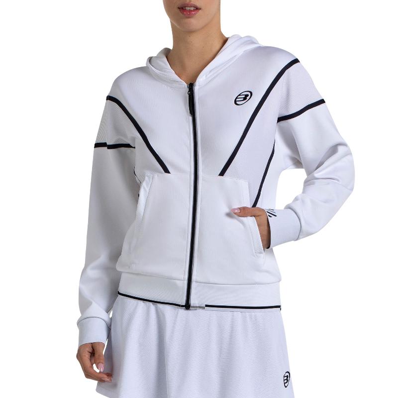 Sudadera Bullpadel Tielan Blanco