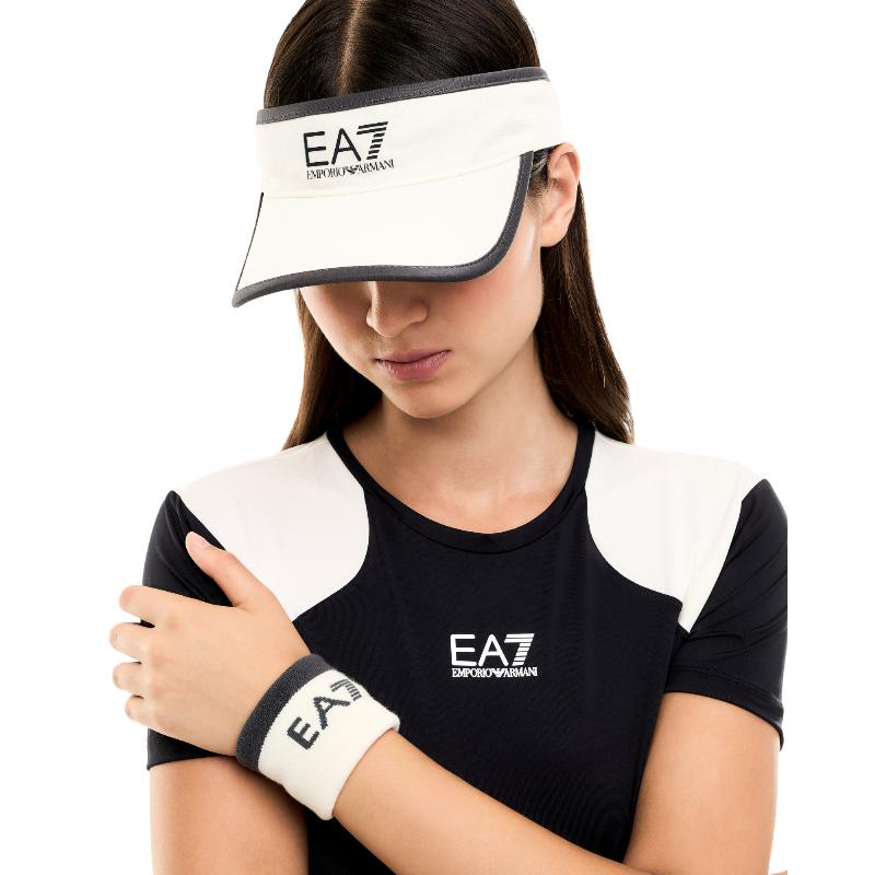 Visera Armani EA7 Tennis Pro Crema