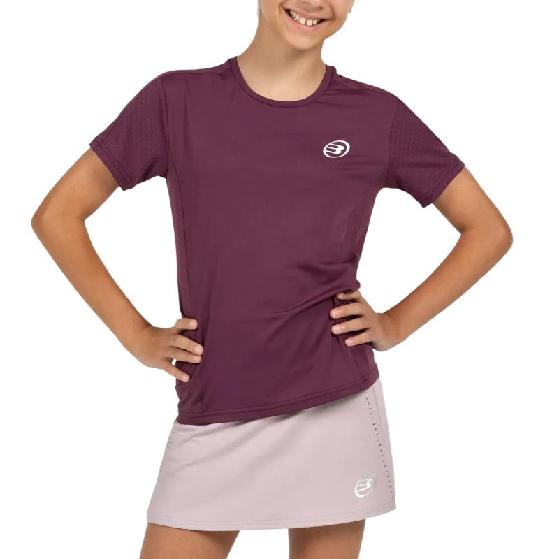 Camiseta Bullpadel Omur Ciruela Junior