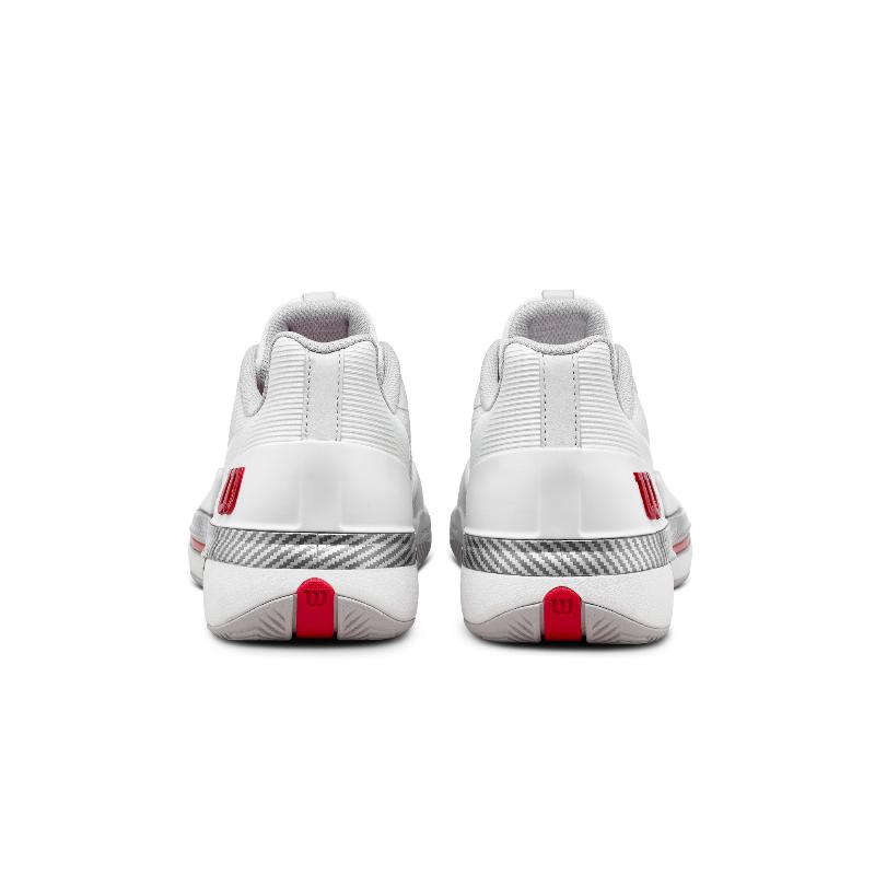 Zapatillas Wilson Rush Tour 5 CTC Blanco Rojo