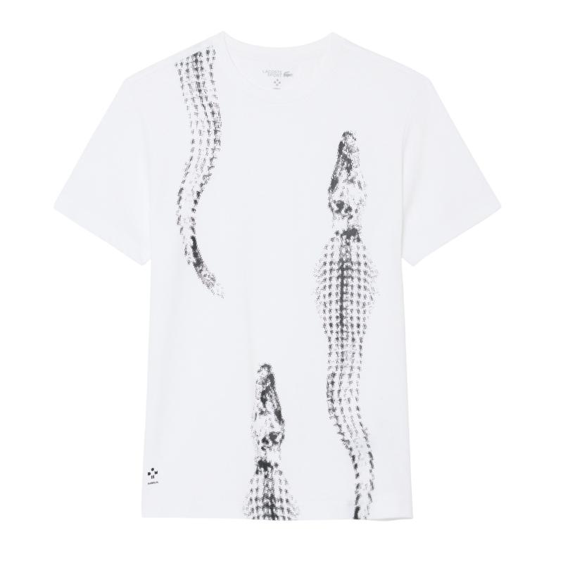 Camiseta Lacoste Daniil Medvedev Blanco
