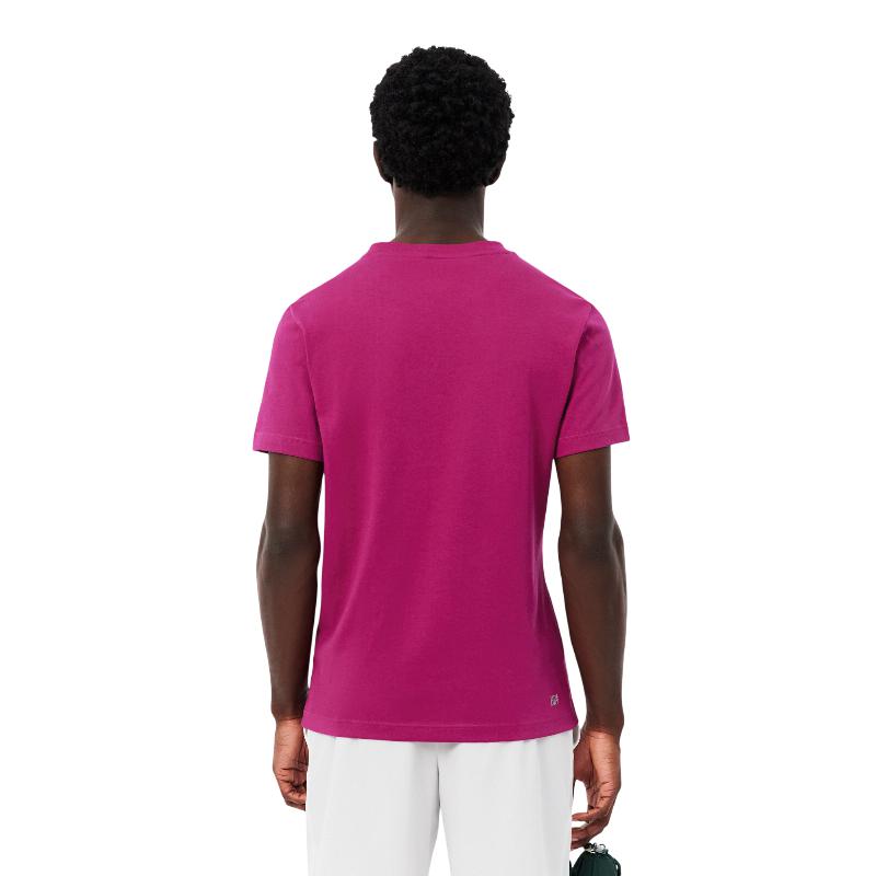 Camiseta Lacoste Sport Fucsia Azul Marino
