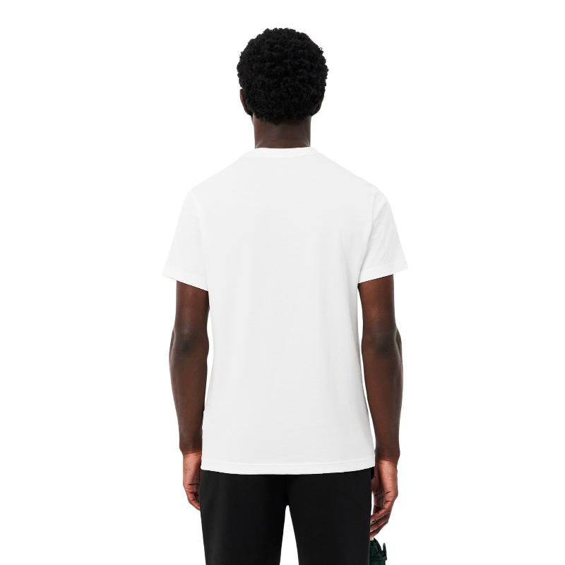 Camiseta Lacoste Padel Blanco Negro