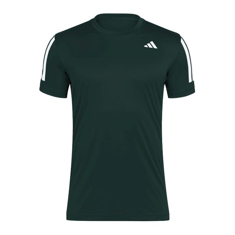 Camiseta Adidas Club 3 Stripes Verde Aurora