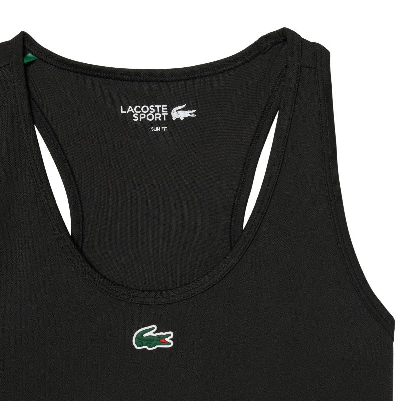 Camiseta Lacoste Tank Negro Mujer